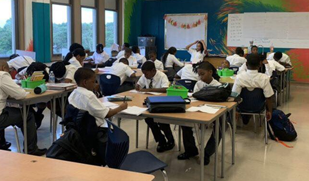 Kids in a classroom