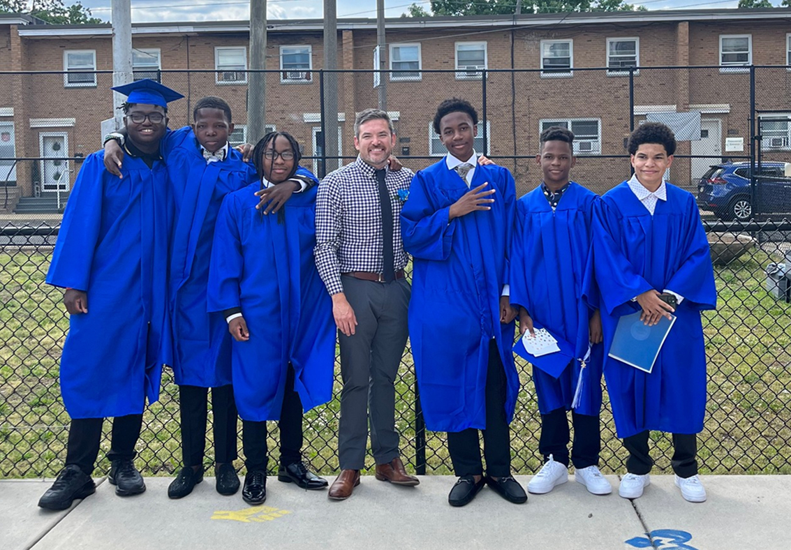 Row of IMS Students & graduates